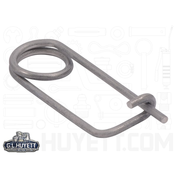 Huyett Safety Pin, 1/8 in Dia, 1-1/2 in Usable Lg, 1/8 in Wire Dia, 1 PK SFPS6-125-1500H - main